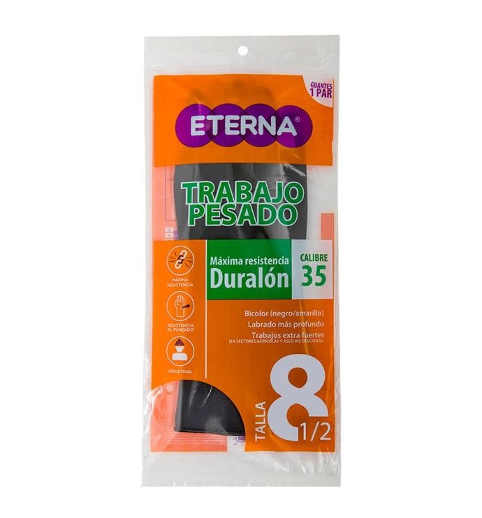 Guantes Latex Duralon 8.5 C-35 Eterna