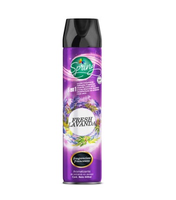 Ambientador Aerosol Lavanda 440ml Spring