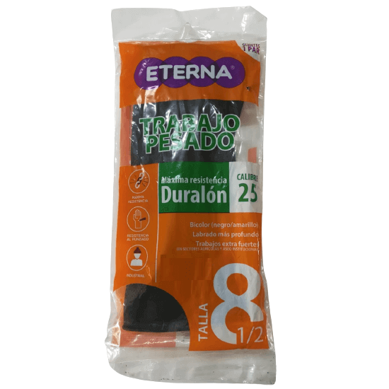Guantes Latex Duralon 8.5 C-25 Eterna