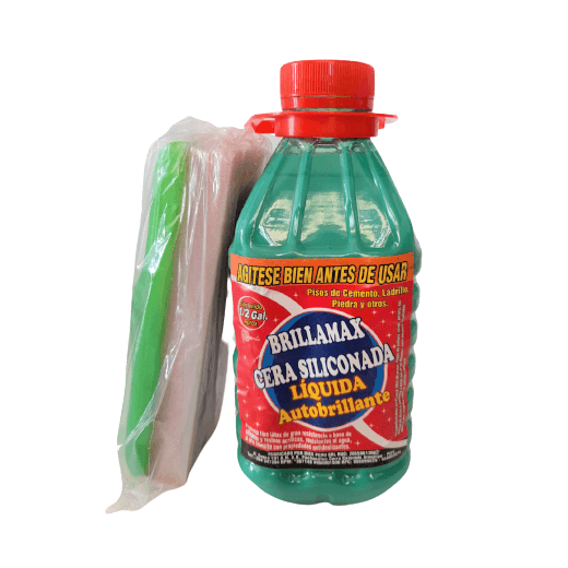 Cera Liquida Verde Con Ocre 1/2 Gl Brillamax