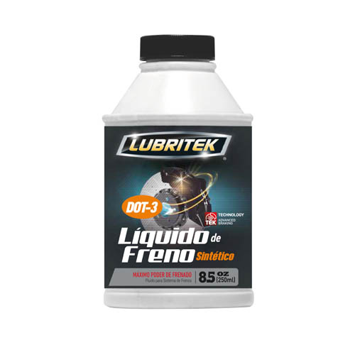 LÍQUIDO DE FRENO DOT-3 BOTELLA DE 250ML