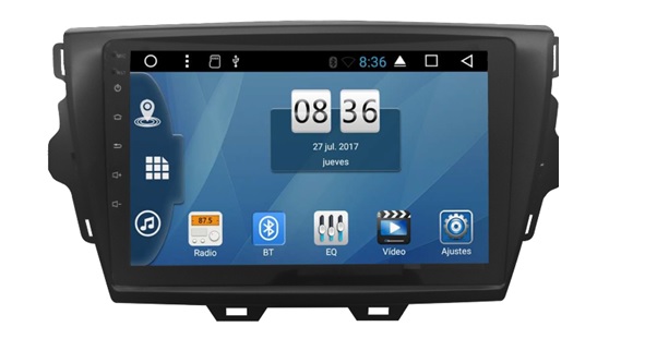 MULTIMEDIA ANDROID GREAT WALL VOLEEX C30 CON CAMARA RETROCESO PD9575