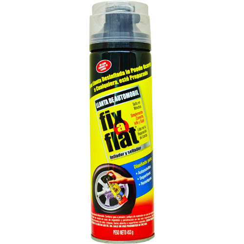 INFLADOR/SELLADOR DE NEUMÁTICOS EN AEROSOL FLIX A FLAT 16OZ