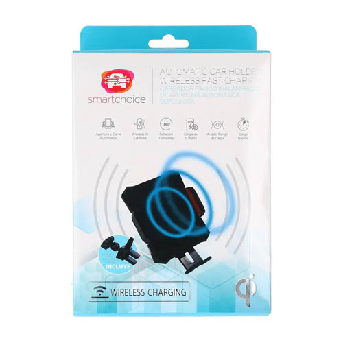 CARGADOR INALÁMBRICO SMART CHOICE 15W CARGA RÁPIDA