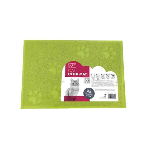 Footprint Tapete Para Arenero Gato Verde
