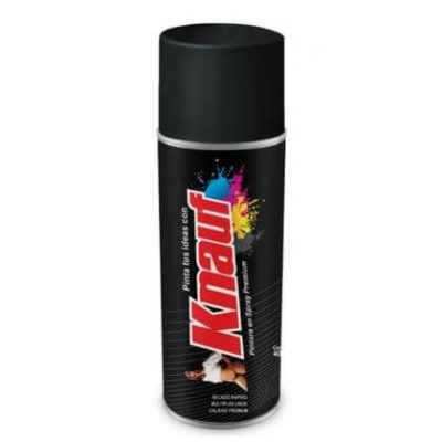 Pintura en spray Knauf de 11 onzas Negro Mate